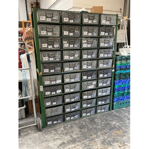 3 - Industrial 4x10 rustic pigeon hole system