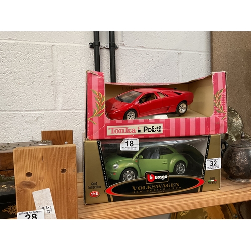 32 - 1;18 cars..