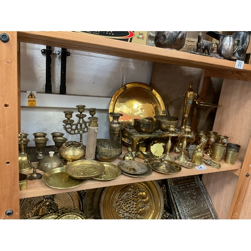 34 - Shelf metal ware