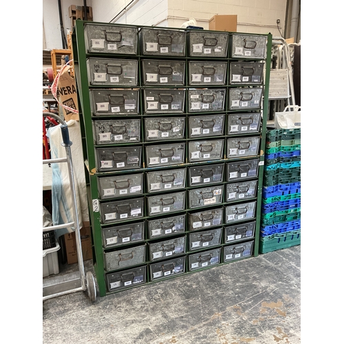 4 - Industrial 4x10 rustic pigeon hole system