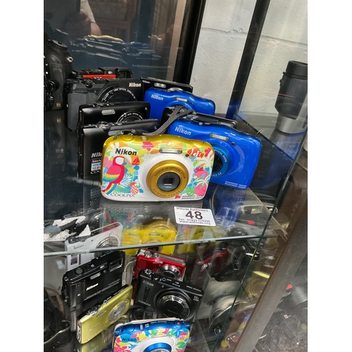 48 - Untested unchecked AF Nikon coolpix cameras