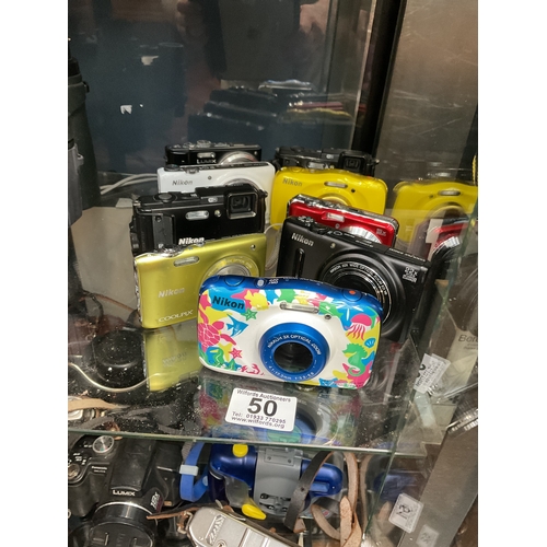50 - Untested unchecked AF selection Nikon coolpix cameras