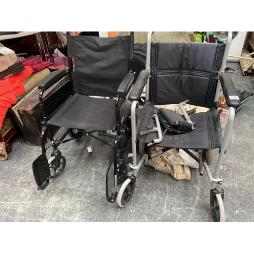 296 - 2 wheel chairs