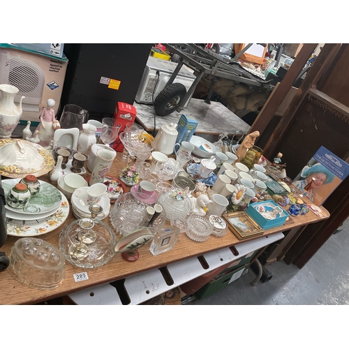 289 - Paperweights, china etc