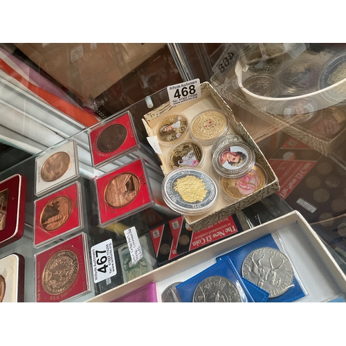 468 - Commemorative Diana coins