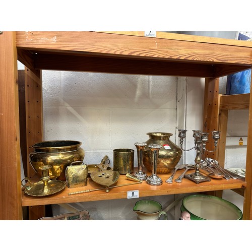 8 - Shelf metal ware