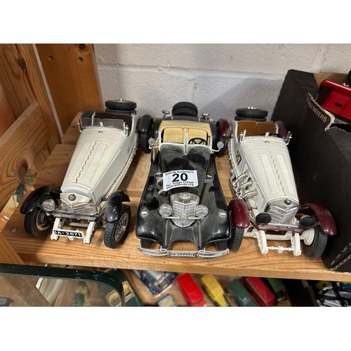 20 - 3 1:18 scale models