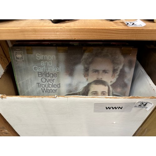 24 - Box of records