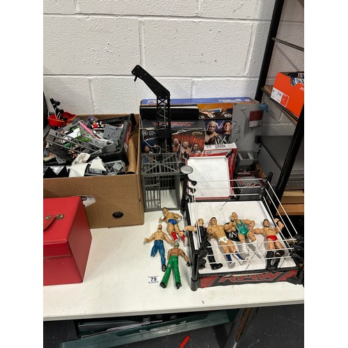 79 - LQ WWE toys etc