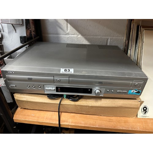 83 - Sony DVD & VHS player