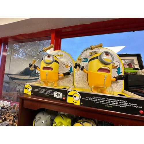 49 - 4 New Minions Toys