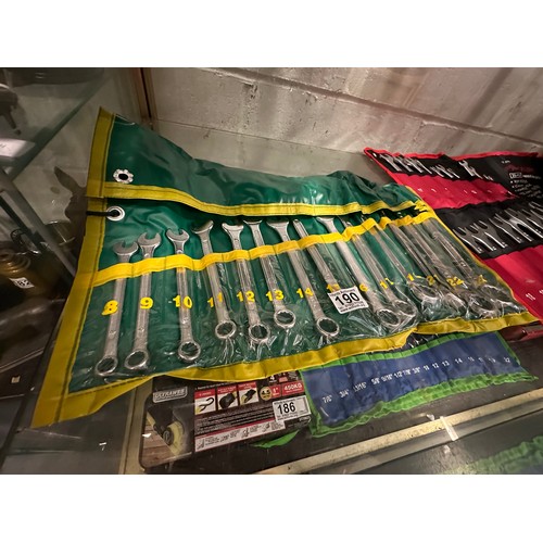 190 - H(52) 14pc combination spanners