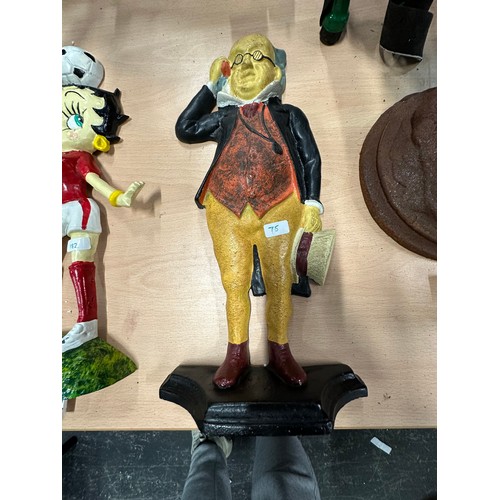 214 - H(75) Mr pickwick door stop