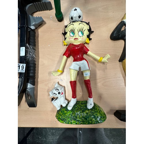 215 - H(182) Betty boop door stop