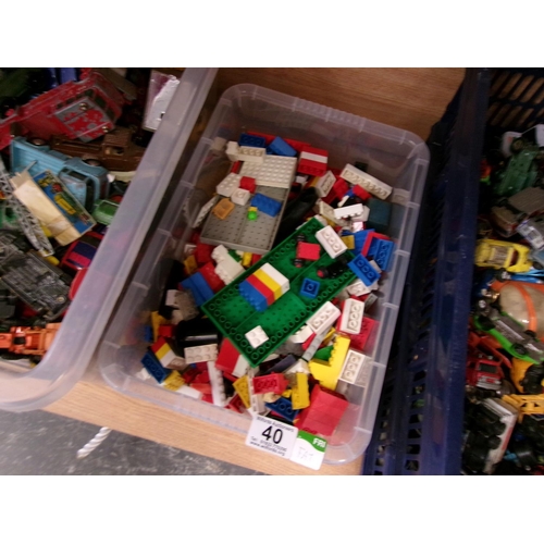 40 - Box of lego