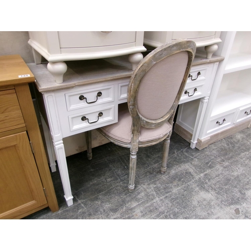 137 - Dressing table & seat