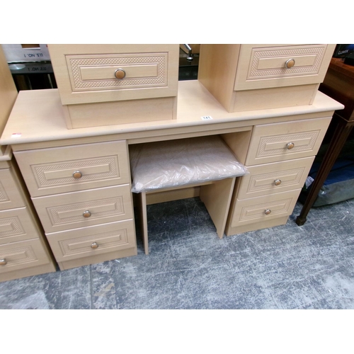 141 - Dressing table with stool