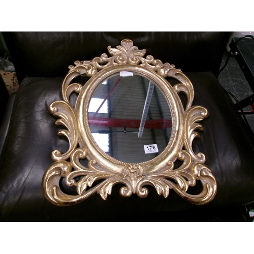 176 - Gilt framed mirror