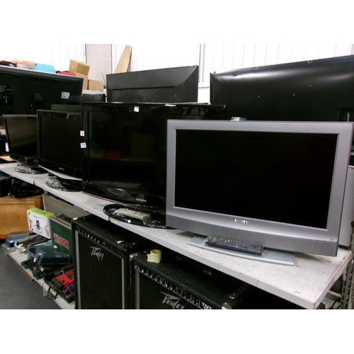 255 - 7 Assorted TVs.