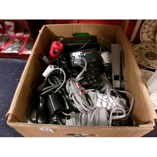 63 - Box of Games Console Accessories