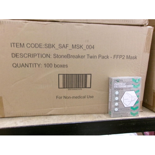 108 - Box of particle filtering masks