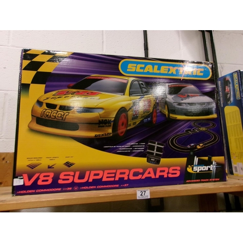 27 - Scalextric super car set..