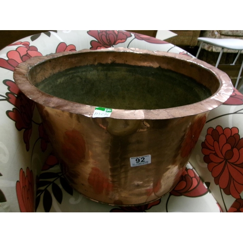 92 - Large copper planter