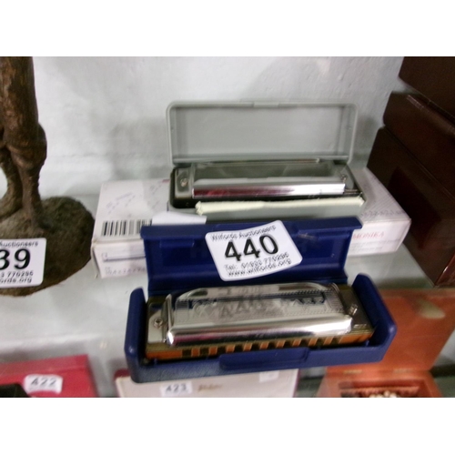 440 - Hohner Blues Harp & 1 Other