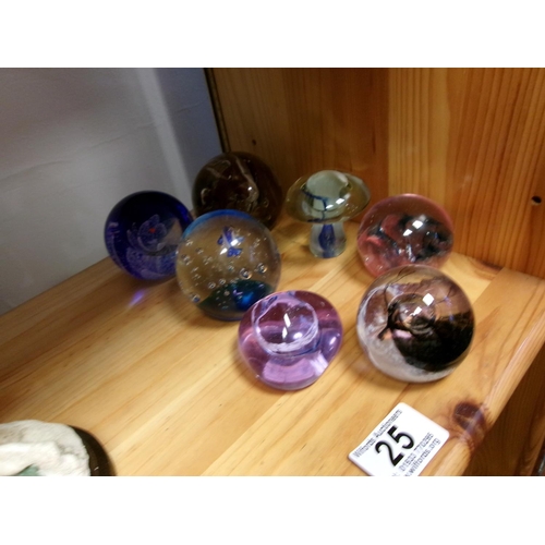 25 - Qty Paperweights