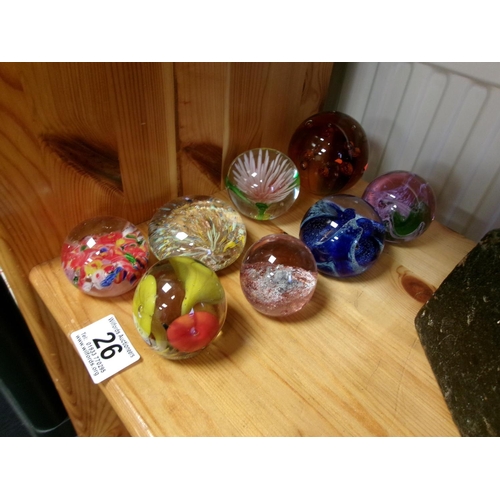 26 - Qty Paperweights