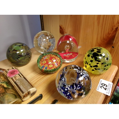 29 - Qty Paperweights