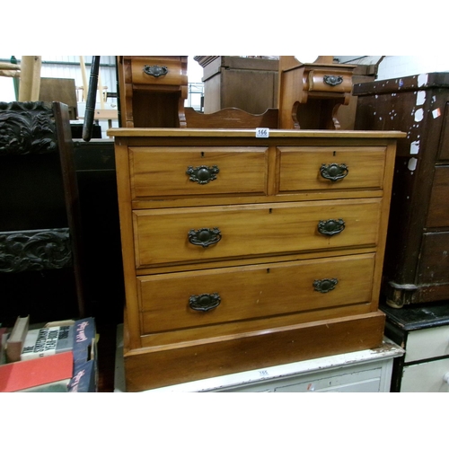 166 - Dressing table chest.