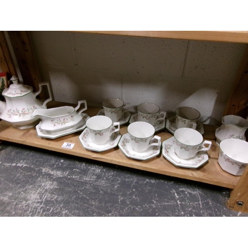 30 - Johnson brothers tea set.