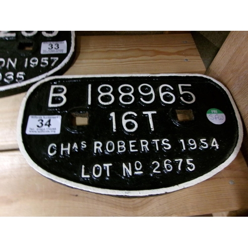 34 - Bridge plate