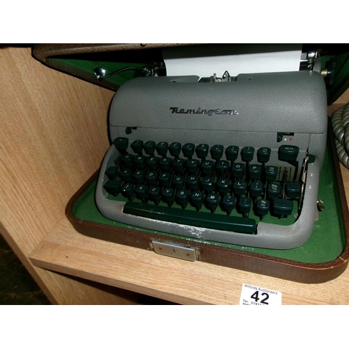 42 - Remmington type writer.