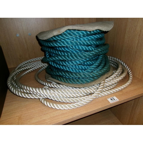 43 - Qty rope