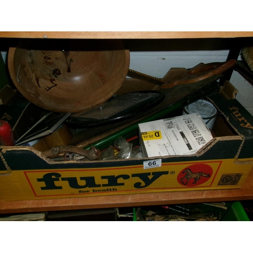 66 - Box of tools etc