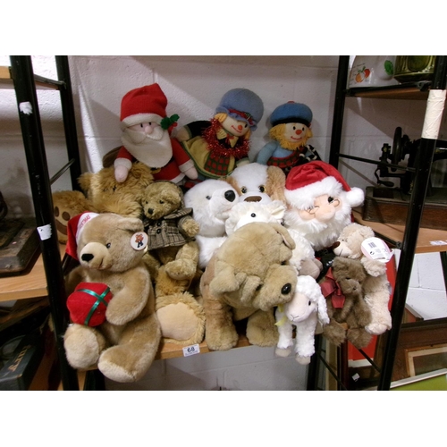 68 - Shelf teddies..