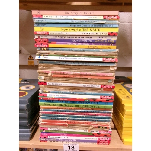 18 - Assorted lady bird books