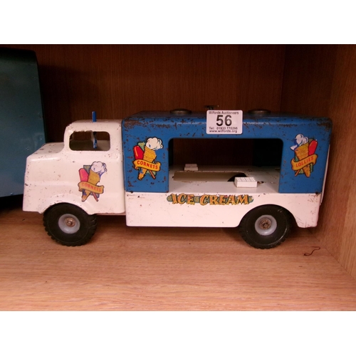 56 - Triang ice cream van.