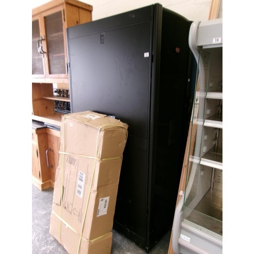 12 - APC server cabinet with keys