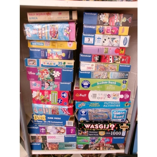 3 - Shelf of puzzles