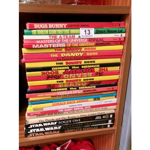 13 - Beano, dandy annuals etc