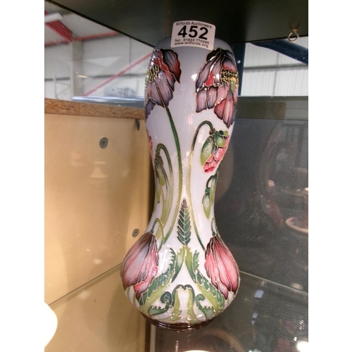 452 - P Hilditch 'Ray of Hope' trial moorcroft vase