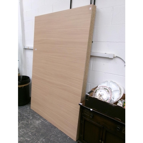 21 - 4 Large laminated chip board sheets