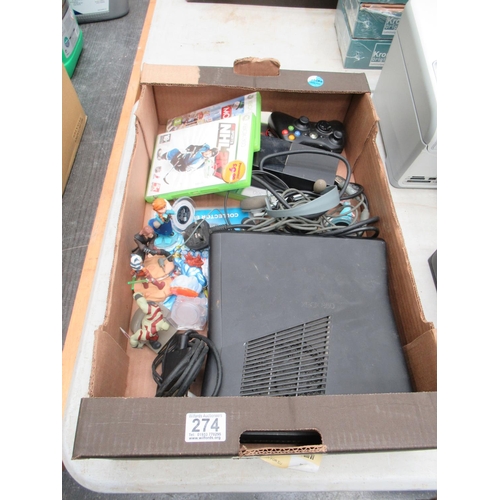 274 - Xbox 360 & games etc.