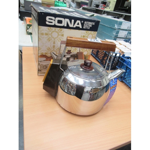 278 - Boxed Vintage Sona Kettle