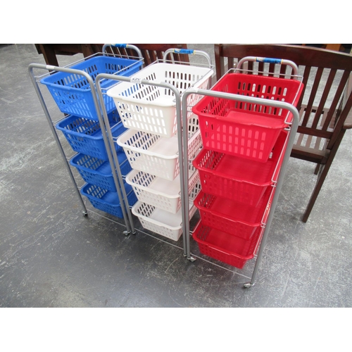 290 - 3 Storage Trollies