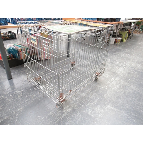 295 - Dog Crate on Wheels