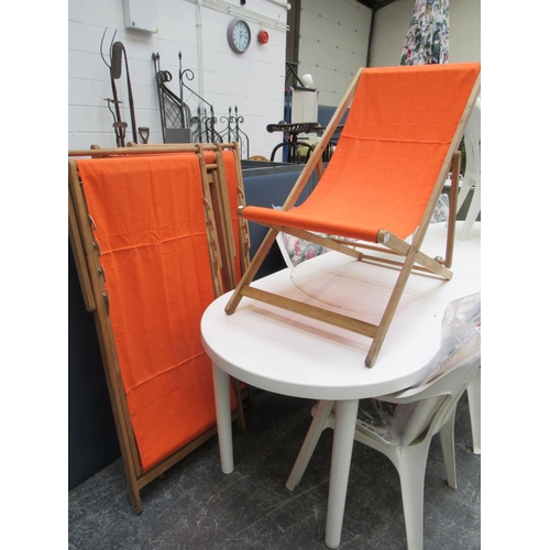 1 - 4 Habitat Deck Chairs